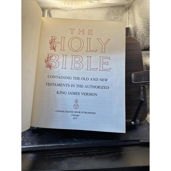 THE HOLY BIBLE REMBRANDT EDITION Authorized King James Version 1973 NO MARKS! - Picture 5 of 9